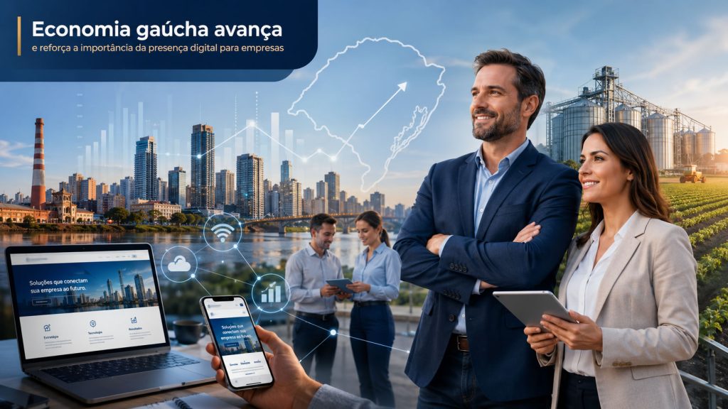 Economia gaúcha avança e reforça a importância da presença digital para empresas