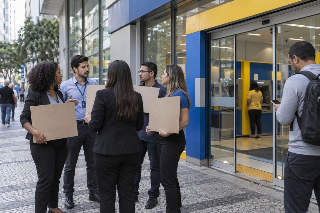 Caixa entra em greve nacional; BB tem paralisação parcial
