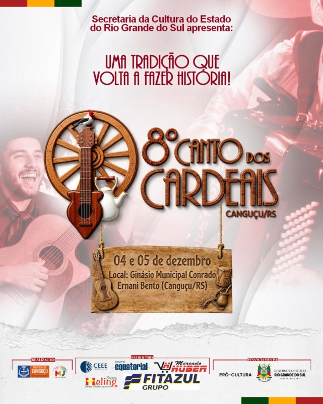 8º Canto dos Cardeais abre inscrições