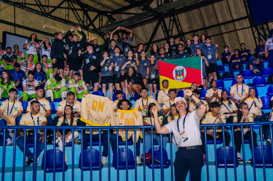 Mais de 200 alunos representam o Rio Grande do Sul nos Jogos da Juventude, em Foz do Iguaçu