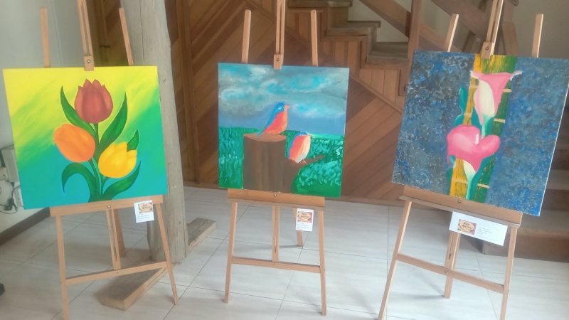 NOVA EXPOSIÇÃO DE TELAS NA RECEPÇÃO DO GABINETE MUNICIPAL