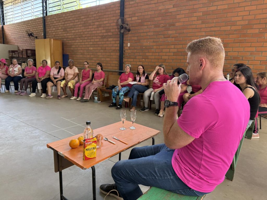 Posto de Saúde Rincão Gaúcho de Estância velha promove atividade alusiva ao Outubro Rosa