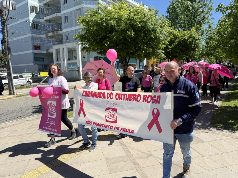 Prefeitura de São Francisco de Paula promove Caminhada pela Vida em alusão ao Outubro Rosa no dia 23 de outubro