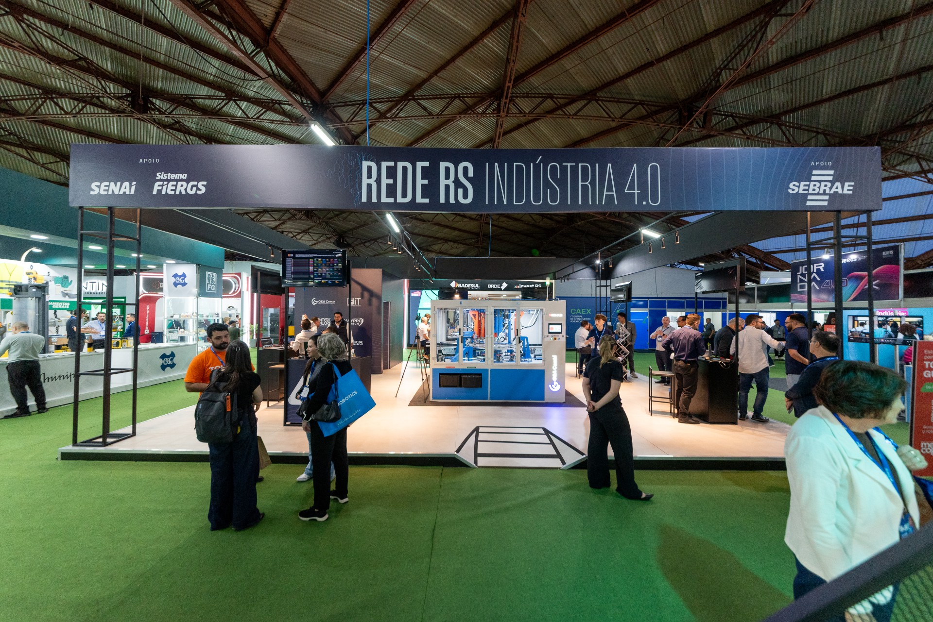 Rede RS apresenta linha de montagem inteligente e integrada na Mercopar 2026