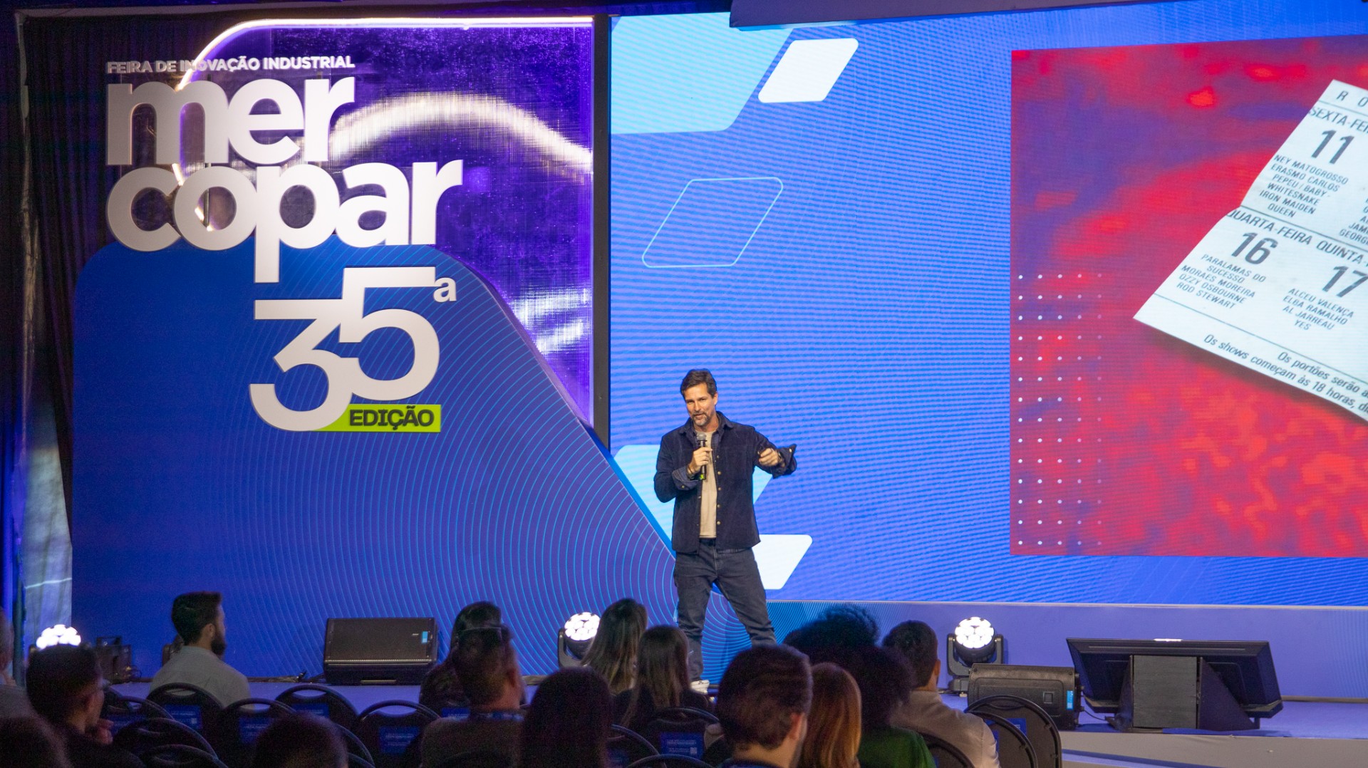 “Tecnologia virou commodity, o diferencial será humano”, diz o CEO da Rock World, Luis Justo, durante a Mercopar