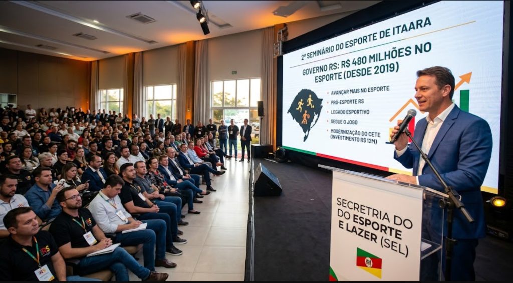 Governo do Estado apresenta programas e investimentos em esporte a profissionais e gestores públicos na Região Central do Estado