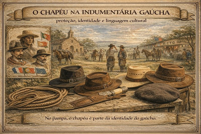 O chapéu na indumentária gaúcha: proteção, identidade e linguagem cultural